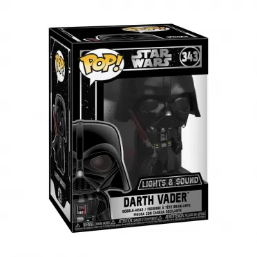 Фигурка Funko POP! Bobble: Звездные войны (Star Wars) Дарт Вейдер с подсветкой и звуком (Darth Vader E) (35519) 9,5 см