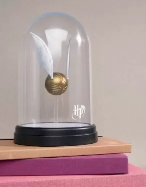 Светильник Paladone: Гарри Поттер (Harry Potter) Колпак освещаемый с золотым снитчем (Bell Jar Light Golden Snitch) 20 см