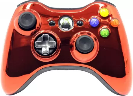 Геймпад проводной Xbox 360 Wired Controller (Chrome Orange) Хромированный оранжевый (Xbox 360)
