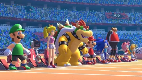 Марио и Соник на Олимпийских играх 2020 в Токио Русская версия (Switch)