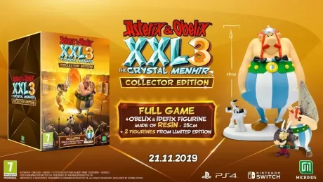 Asterix and Obelix XXL 3 The Crystal Menhir - Collectors Edition (PS4)