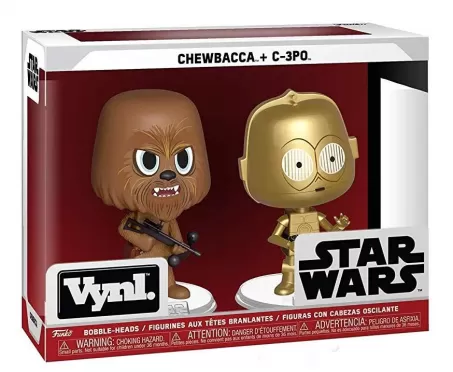 Набор фигурок Funko VYNL: Звёздные Войны (Star Wars): Чубакка и Си-Три-Пи-О (Chewbacca & C-3PO (ESB)) (31618) 9,5 см