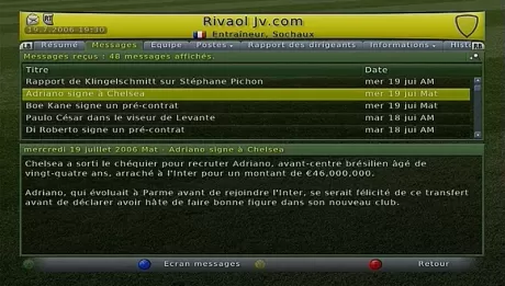 Football Manager 2007 (Xbox 360)