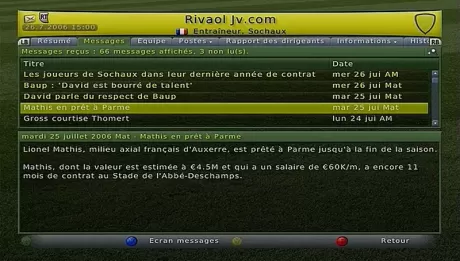 Football Manager 2007 (Xbox 360)