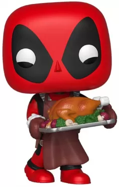 Фигурка Funko POP! Bobble: Дэдпул (Deadpool) Марвел: Рождественский праздник (Marvel: Holiday) (43337) 9,5 см