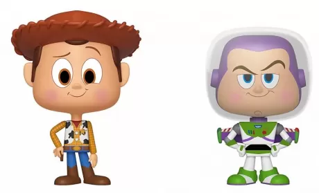 Набор фигурок Funko VYNL: Вуди и Базз Лайтер (Woody and Buzz) История игрушек (Toy Story) (37005) 9,5 см