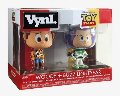 Набор фигурок Funko VYNL: Вуди и Базз Лайтер (Woody and Buzz) История игрушек (Toy Story) (37005) 9,5 см