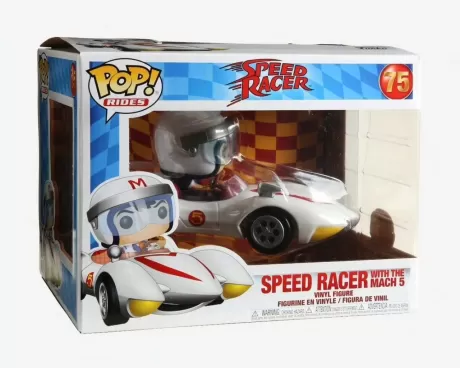 Фигурка Funko POP! Rides: Спиди Гонщик (Speed Racer) Спиди Гонщик с Мак 5 райд (Speed w/Mach 5) (45098) 9,5 см