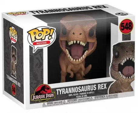 Фигурка Funko POP! Vinyl: Тиранозавр Рекс (Tyrannosaurus Rex) Парк Юрского периода (Jurassic Park) (26734) 9.5 см