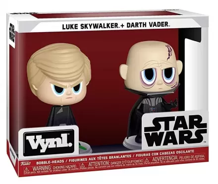 Набор фигурок Funko VYNL: Звёздные Войны (Star Wars): Дарт Вейдер и Люк Скайуокер (Darth Vader & Luke Skywalker (ROTJ)) (31623) 9,5 см
