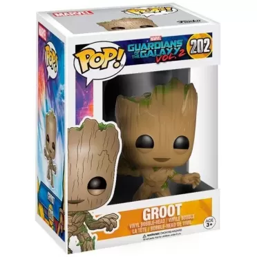 Фигурка Funko POP! Bobble: Грут (Groot) Стражи Галактики 2 (Guardians Of The Galaxy 2) (13230) 9,5 см