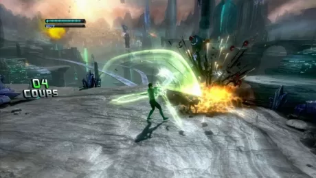 Green Lantern: Rise of the Manhunters (Зелёный Фонарь) (с поддержкой 3D) (Xbox 360)