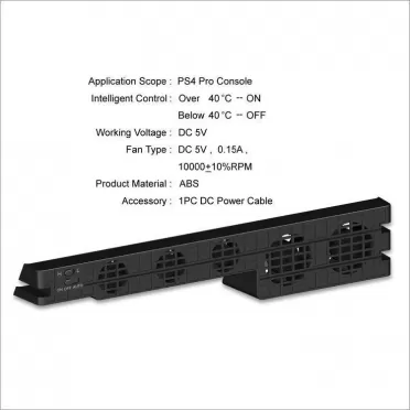 Вентилятор для охлаждения консоли DOBE (TP4-831) (PS4 Pro)
