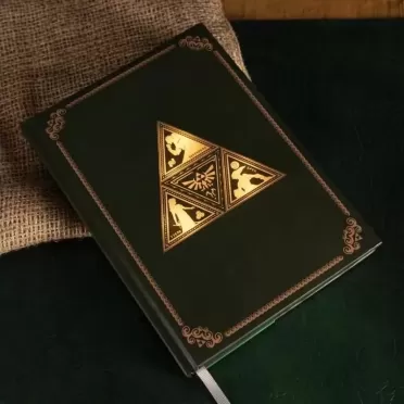 Записная книжка с подсветкой Paladone: Легенда о зельде (Legend of Zelda) Трифорс (Triforce) (PP5097NN) А5