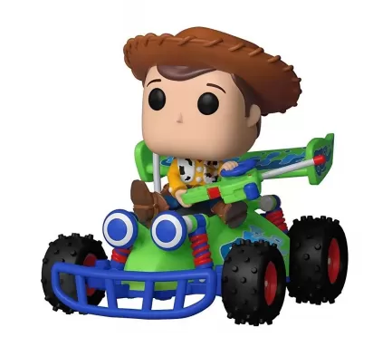 Фигурка Funko POP! Rides: Вуди и Машинка на радиоуправлении (Woody w/ RC) История игрушек (Toy Story) (37016) 9,5 см