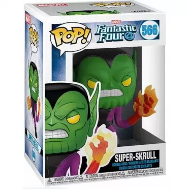 Фигурка Funko POP! Bobble: Фантастическая Четверка (Fantastic Four) Супер-Скрулл (Super-Skrull) (44994) 9,5 см