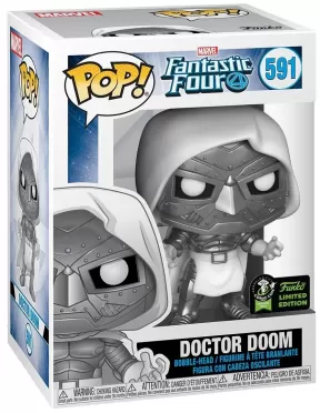 Фигурка Funko POP! Bobble: Марвел (Marvel) Доктор Дум (Doctor Doom) (45913) 9,5 см