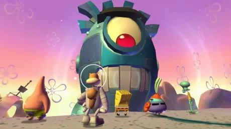 SpongeBob SquarePants: Plankton's Robotic Revenge (Губка Боб Квадратные Штаны. Планктон: Месть роботов) Русская Версия (Xbox 360)