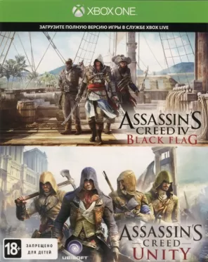Assassin's Creed: Единство (Unity) + Assassin's Creed: Черный Флаг (Black Flag) (Код на Загрузку) (Xbox One)