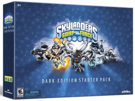 Skylanders SWAP Force Dark Edition Starter Pack (Стартовый набор Тёмное издание): игровой портал, игра, фигурки (Xbox One)