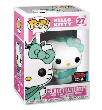 Фигурка Funko POP! Vinyl: Хелло Китти Леди Свобода (Hello Kitty Lady Liberty (NYCC 2019 Limited Edition Exclusive)) Санрио (Sanrio) (43368) 9,5 см