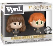 Набор фигурок Funko VYNL: Гарри Поттер (Harry Potter) Гермиона и Рон со сломанной палочкой (Ron&Hermione Broken Wand (Exc)) (30234) 9,5 см
