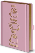 Ежедневник Pyramid: Ешь, спи, ешь, повторяй (Eat. Sleep. Eat. Repeat.) Кот Пушин (Pusheen) (Premium Notebooks SR72508) A5