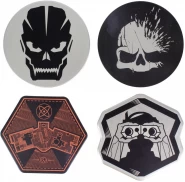 Подставки под напитки Paladone: Колл оф дьюти (Call of Duty) (Tin Coasters) (PP4077COD) 4 шт