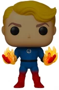 Фигурка Funko POP! Bobble: Фантастическая четверка (Fantastic Four) Человек-факел в костюме (Human Torch (Suited)) (45006) 9,5 см