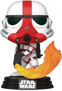 Фигурка Funko POP! Bobble: Звездные войны: Мандалорец (Star Wars: The Mandalorian) Штурмовик-сжигатель (Incinerator Stormtrooper) (46901/45542) 9,5 см