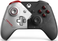 Геймпад беспроводной Microsoft Xbox One S/X Wireless Controller Silver and Black Cyberpunk (WL3-00142) (Xbox One)