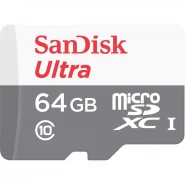 Карта памяти SanDisk Ultra SDSQUNS-064G-GN3MA microSDXC 64GB
