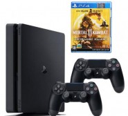  Sony PlayStation 4 Slim 1TB + Mortal Kombat 11 + геймпад
