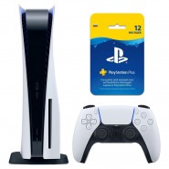 Sony PlayStation 5 (PS5) + PS Plus 12 месяцев
