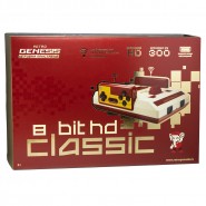 Retro Genesis 8 Bit HD Classic + 300 игр (HDMI кабель, 2 беспроводных li-ion джойстика)
