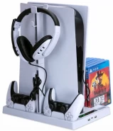 Подставка для PlayStation 5 (PS5) Multi-Functional Charging Stand (OIVO IV-P5246) Белая
