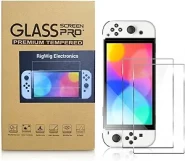 Защитное стекло 2 шт. для Nintendo Switch OLED
