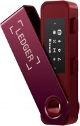 Ledger Nano S Plus (бордовый) кошелек для криптовалюты