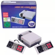 Игровая приставка 8 bit CoolBaby HD Videogame HDMI (600 в 1) + 600 встроенных игр + 2 геймпада (Серая)