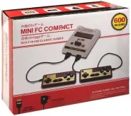 Игровая приставка 8 bit Mini FC Compact HDMI (600 в 1) + 600 встроенных игр + 2 геймпада (Серая) 8 bit