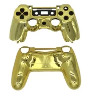 Корпус геймпада + кнопки PS4 Shell Case for Controllers Gold Chrome для DualShock 4 Золотой-металлик (PS4)