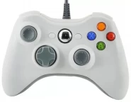 Геймпад проводной Xbox 360 Wired Controller (White) Белый (Xbox 360)
