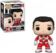 Фигурка Funko POP! Vinyl: Красный рейнджер без шлема (Red Ranger (No Helmet)) Могучие рейнджеры (Power Rangers) (32806) 9,5 см