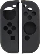 Силиконовый чехол на контроллеры Joy-Con (правый и левый) (Joy-Con Silicon Case) Черный (Switch)