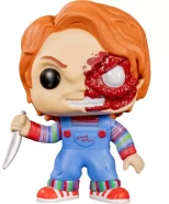 Фигурка Funko POP! Vinyl: Кукла Чаки пол лица (Chucky Half) Фильм ужасов Серия 7 (Horror S7) (BD) (Exc) (43032) 9,5 см