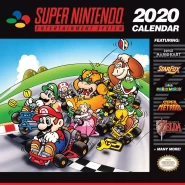Перекидной календарь на 2020 год Pyramid: Супер Нинтендо (Super Nintendo) Нинтендо (Nintendo) (C20009) 30 см
