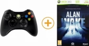 Геймпад беспроводной Microsoft Wireless Controller для Xbox 360 (Black) Черный Оригинал + Alan Wake (Xbox 360)